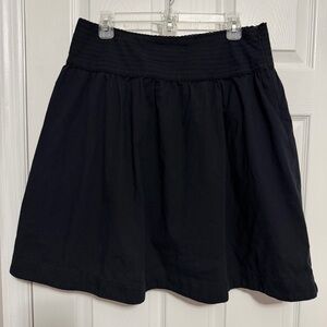 Maeve Anthropologie Pleated Mini Skirt Black Women’s Size 10 Minimalist Classic